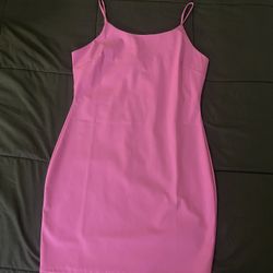 Neon pink Dress Fashionova 