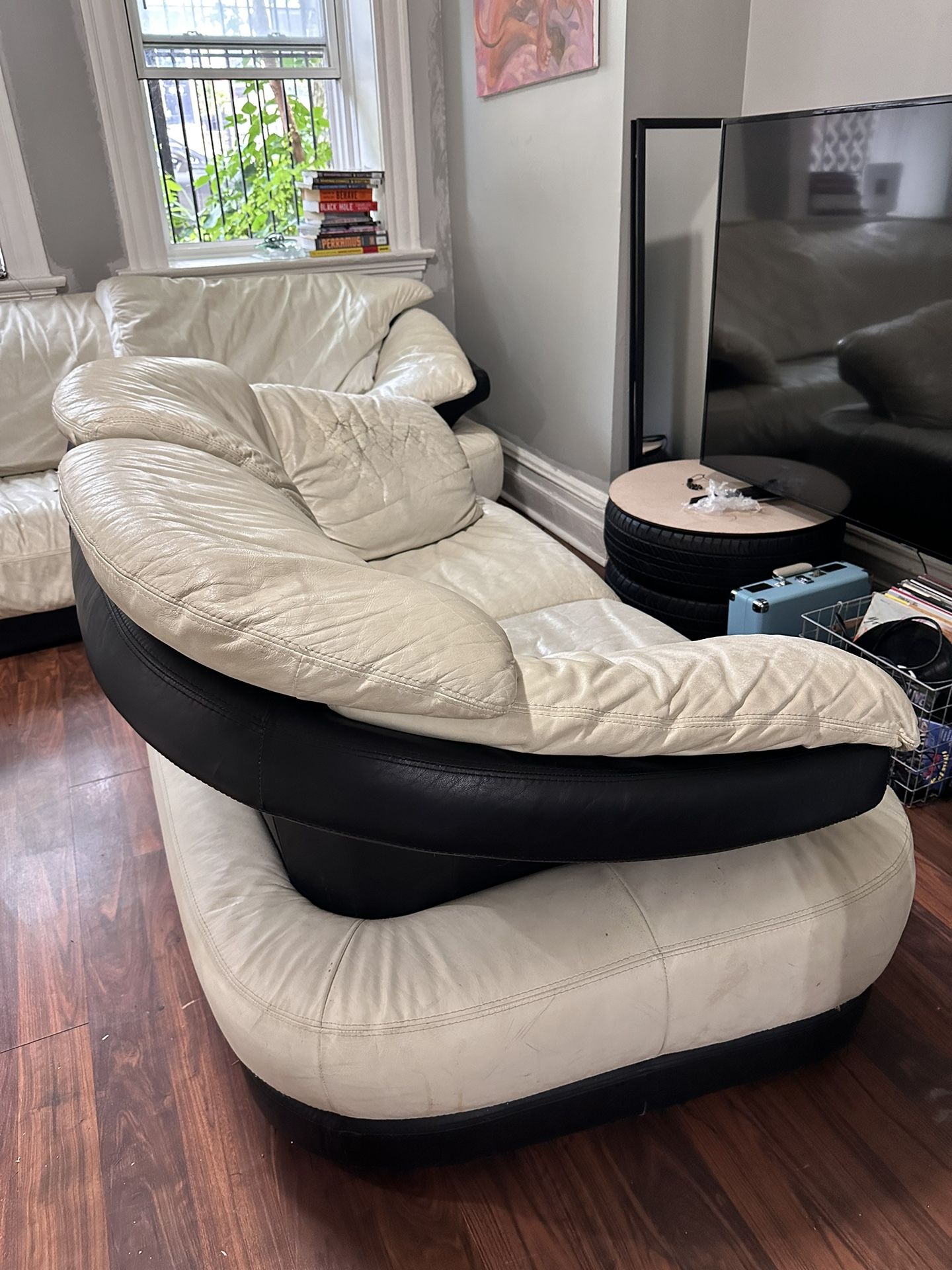 Modern White Couch