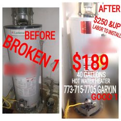Hot Water Heater 24" Small Fridge 28" Stove Refrigerator Water Heaters Furnace Coil Power Vent Electric