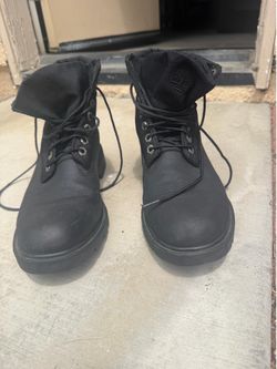 Men’s black Timberland work boots size 11