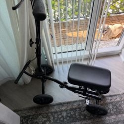 Knee Scooter Crutch Alternative, Foldable & Adjustable Knee Scooter for Adults for Foot Surgery