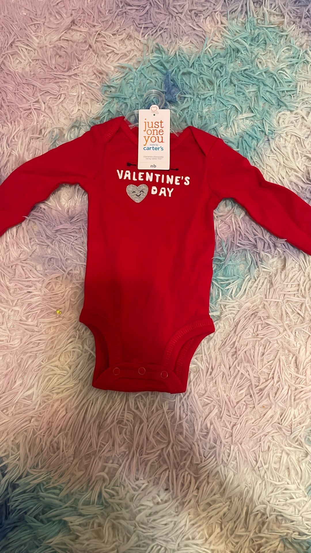 Newborn First Valentines Onesie