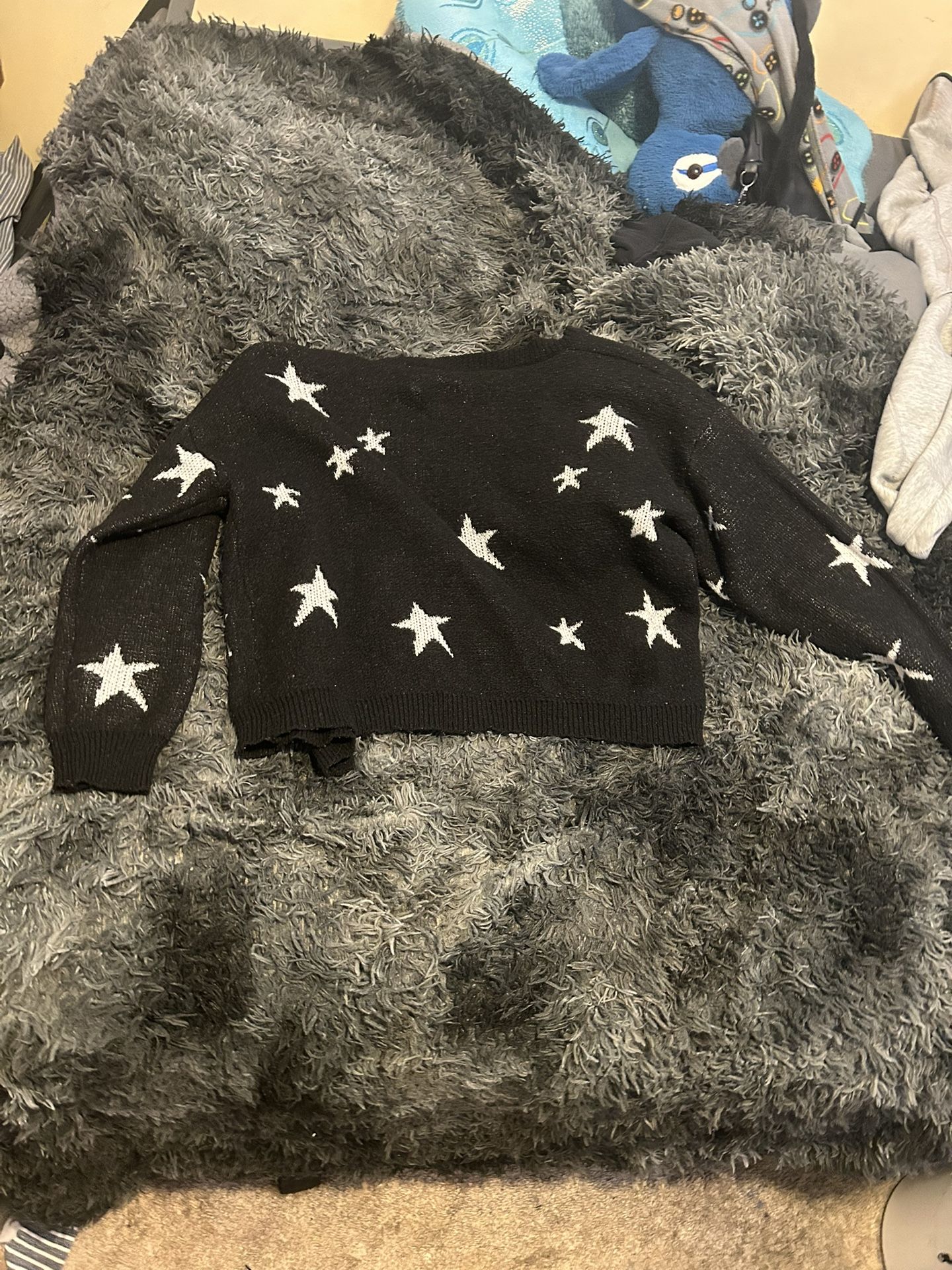 Black And White Cardigan Medium