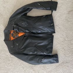 Motorcycle Leather Jacket Milwaukee Zip Out Liner