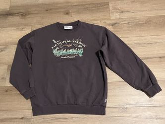 Parks Project National Parks Men's Crewneck Sweatshirt Brown Size: XXL