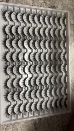 Bulk False Eyelashes Tray Set