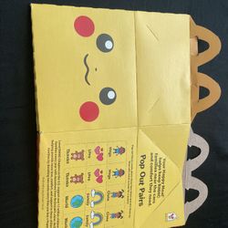 McDonalds Pokémon Pikachu Happy Meal Box