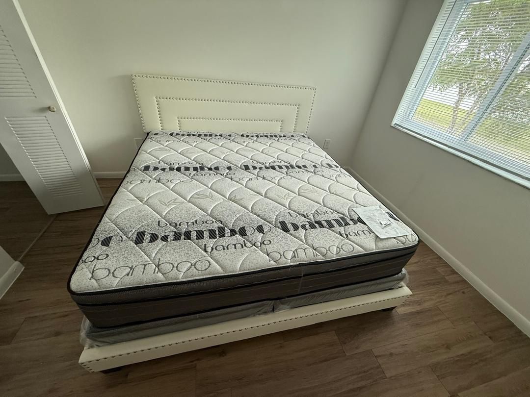 NEW MATTRESS KING SIZE PILLOW TOP WITH BOX SPRING