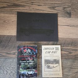 Vintage Car Books - Pamphlet? 