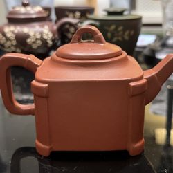 Chines Red clay Bamboo Style Teapot 