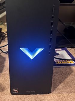 HP Victus 15L TG02-0013w Gaming Desktop AMD Ryzen 5 5600G 8GB RAM 512GB SSD AMD Radeon RX 6400(4GB) Windows 11 Home w/ Optional Razer Black Widow Keyb