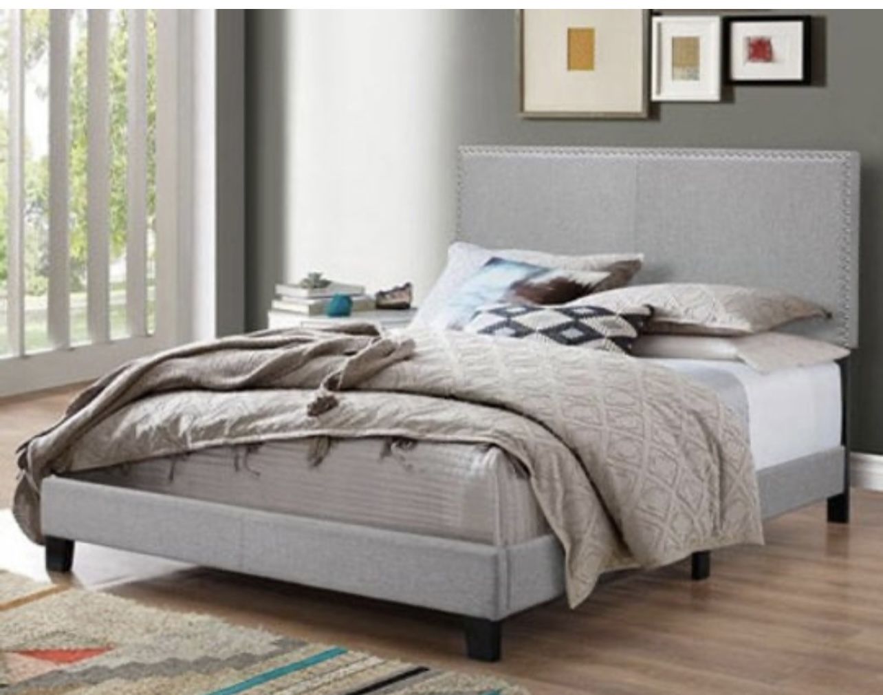 Queen Bed Frame - Headboard, Footboard & Rails **Financing & Delivery**