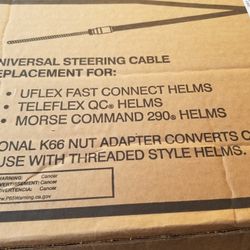 Uflex M66X10 Rotary Replacement Steering Cable - 10'

