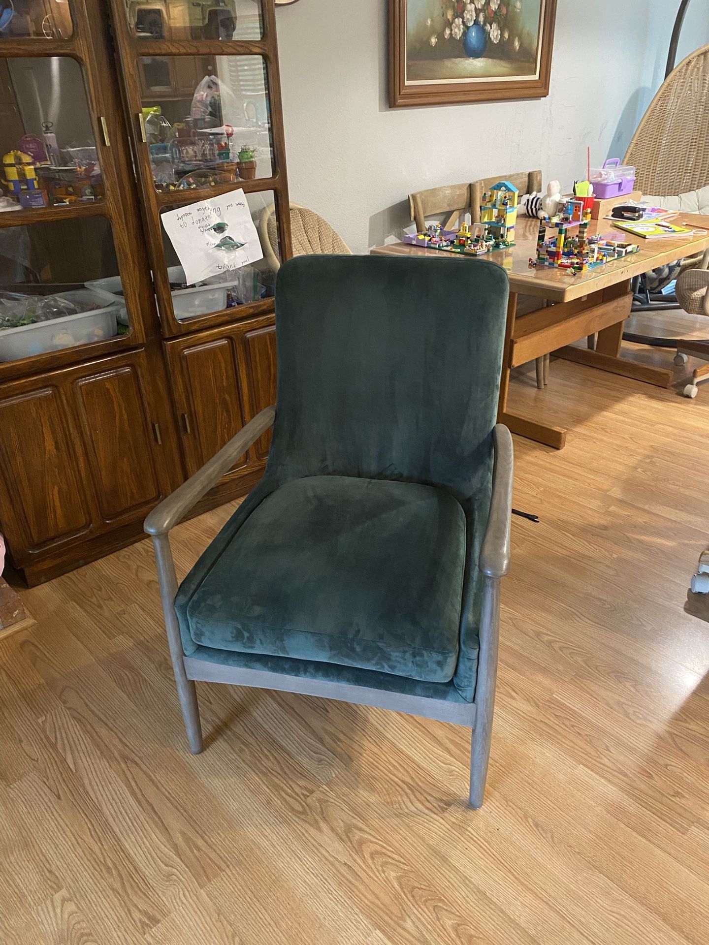 Green Velvet Chair