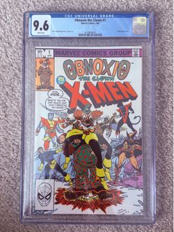 OBNOXIO the CLOWN vs.  X-MEN #1 CGC 9.6  🔥 (Apr 1983, Marvel)