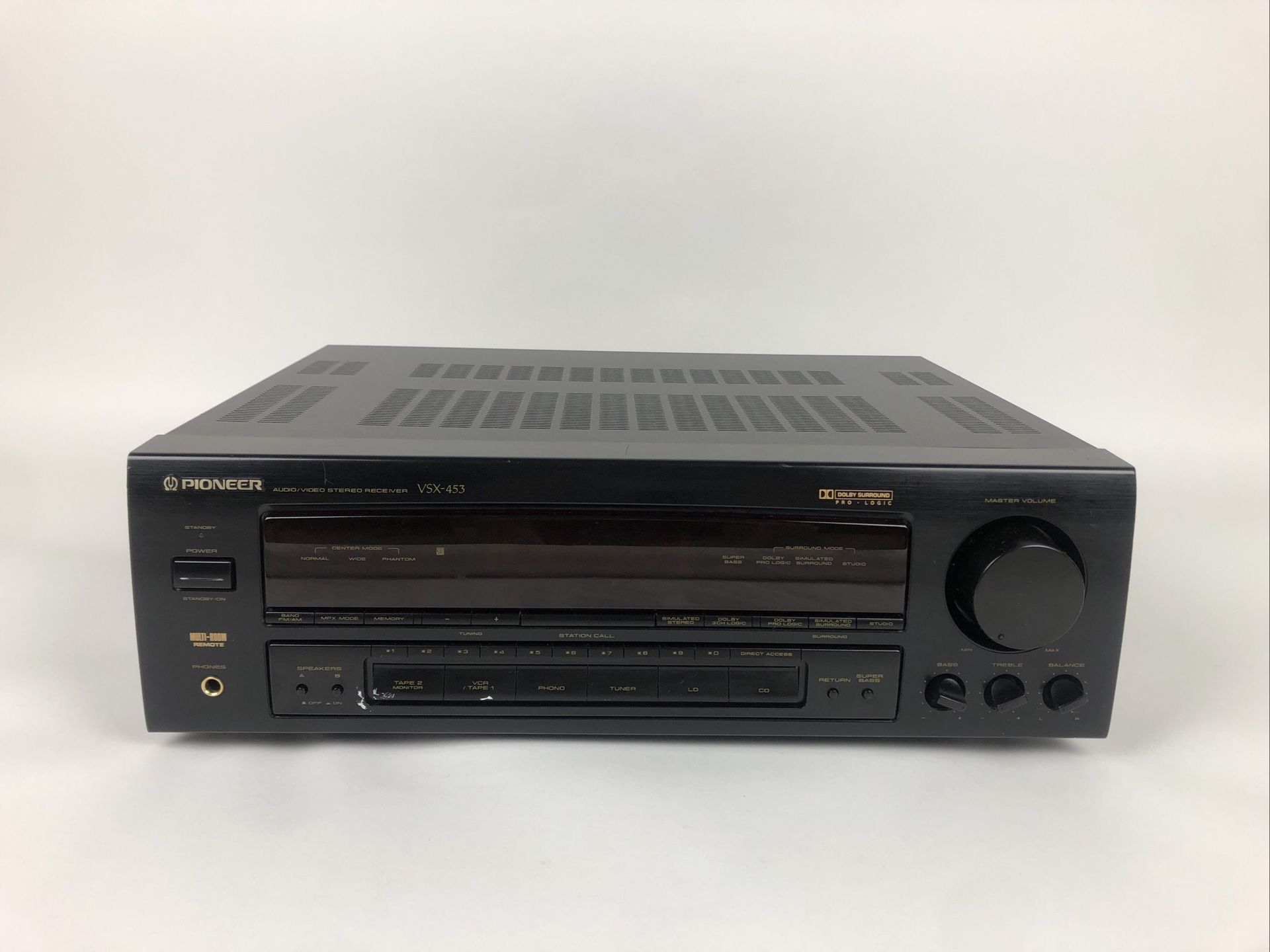 Pioneer VSX-453 Receiver HiFi Stereo Vintage 5.1 Channel Phono Radio Home Audio