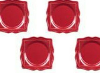Princess House Berry Squared Dessert Plates