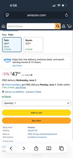UPWELL Inflatable Air Mattress Twin with Built in Pump Comfort Blow up Bed Waterproof Fast&Easy Set up Dura Beam Strong Support Mattress for Home Gues