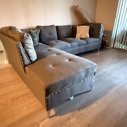 Grey Sectional Sofa 