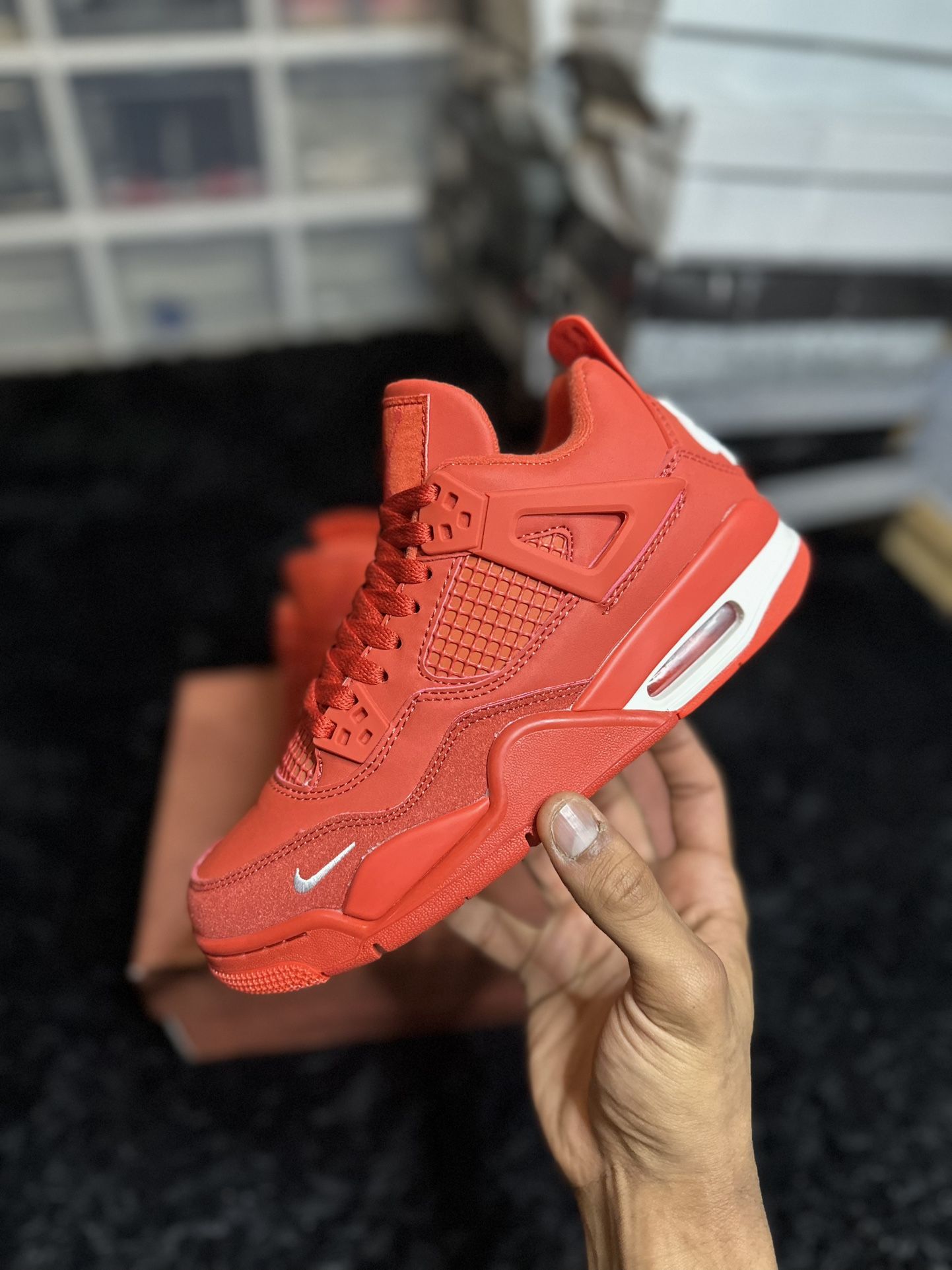 “Brick By Brick” Jordan 4s 6.5/M, 8/W 🧱