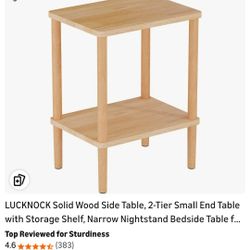 Solid Wood Side Table