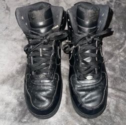 Nike Air Force 1 Mid ’07 Triple Black Mens Size 9 (See Measurements)