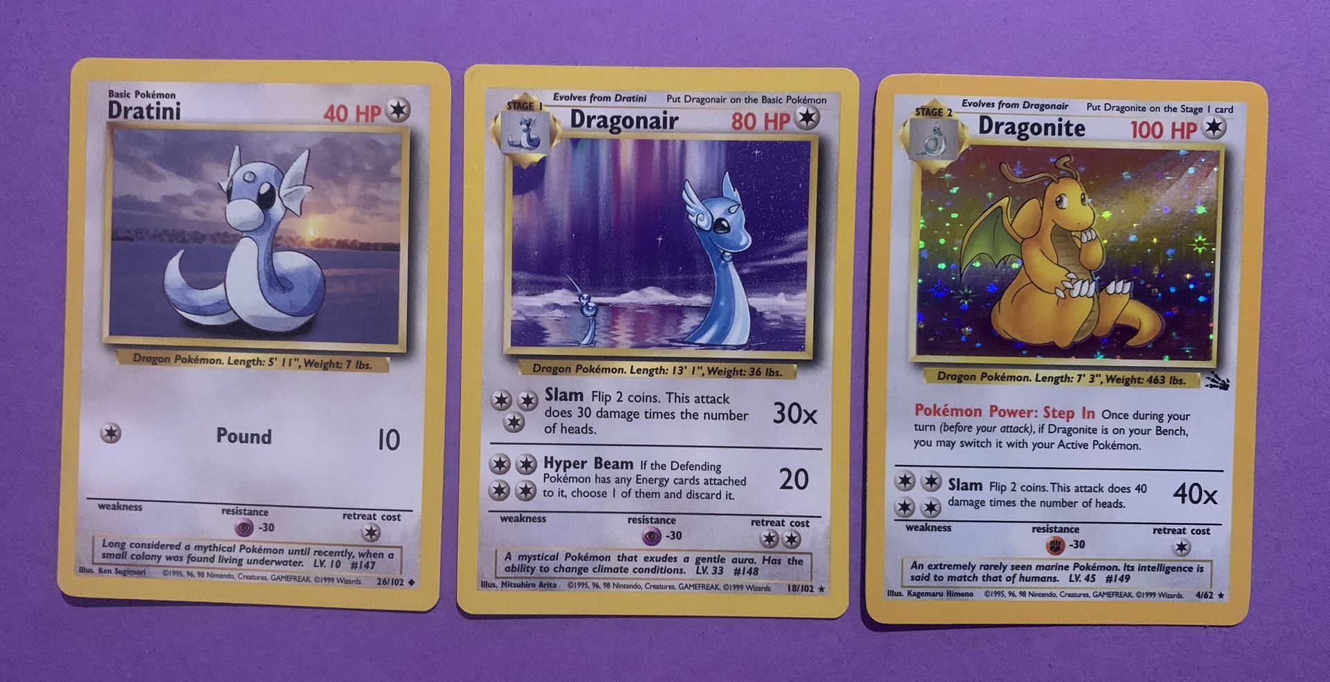 dragonite 1995 pokemon card Dragonite Pokemon Card Holographic Credit Card Skin