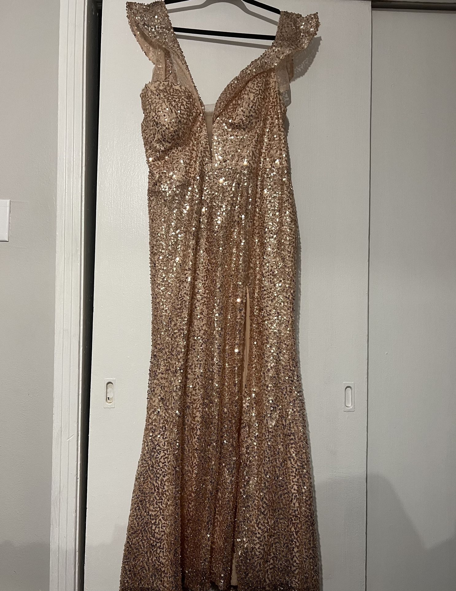Rose Gold Dress 2xl