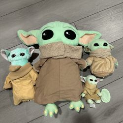Collection Of Baby Yoda Plush Star Wars