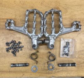Fastway ext air footpegs KTM 16-22 Sx (17-23 enduro) mx Xc Xcw exc 300 350 500 Husqvarna Fe501 pegs, extra tips/teeth