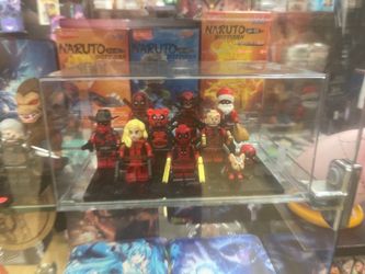 Deadpool Lego type figures set