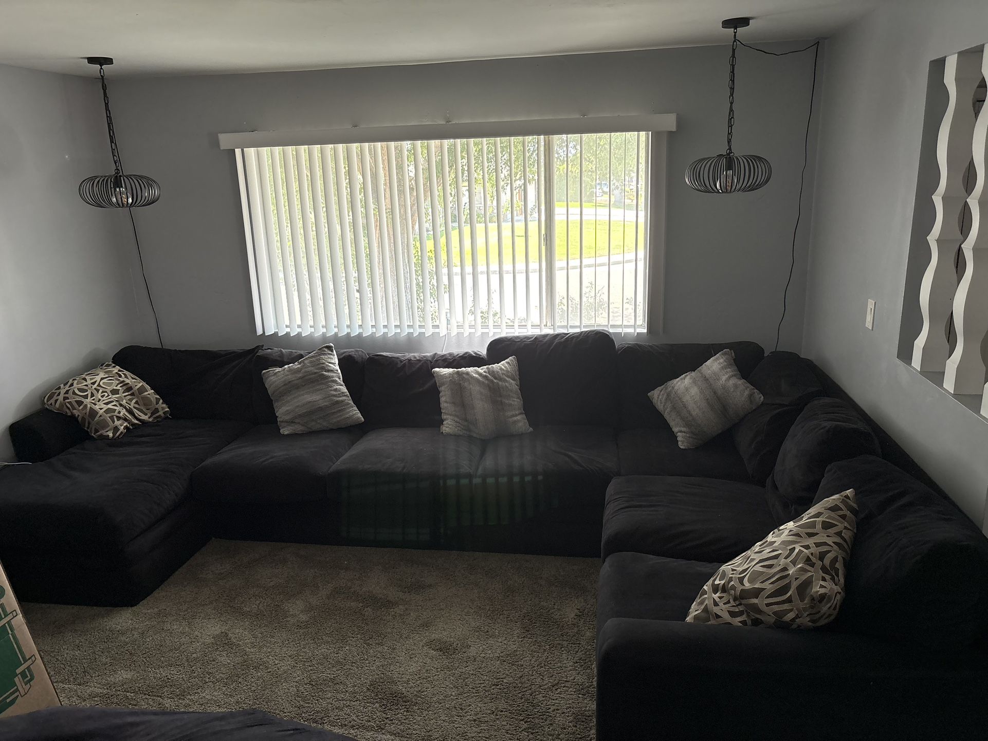 Sectional Down Feather Couch