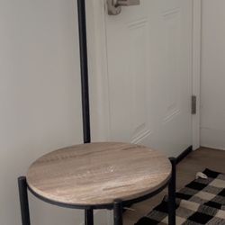 Side Table W/ Lamp