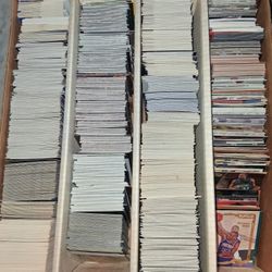 Large  Box Of 90s Basketball Cards 