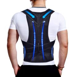 BraceTop, Back Brace - Black, Size L