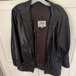 1980s Women’s Remy Size Small Black Leather Jacket