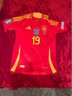 Authentic Lamine yamal Spain home jersey