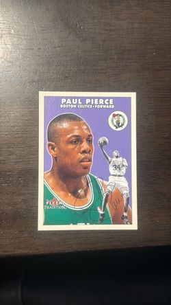 Paul Pierce Fleer Tradition Signed Basketball Card