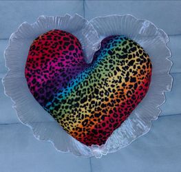 Animal print heart
