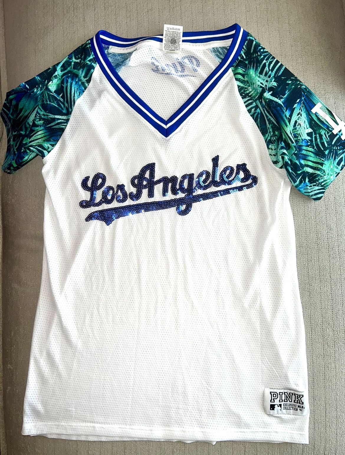 RARE VS Pink LA Dodgers Jersey Women’s S