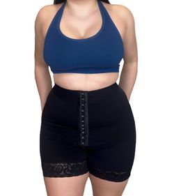 Black Tummy Control Shapewear Shorts 