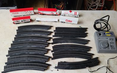 Coca Cola Train Set With Transformer 