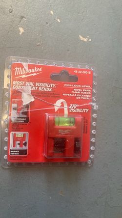 Milwaukee Pipe Lock Level  270 visibility
