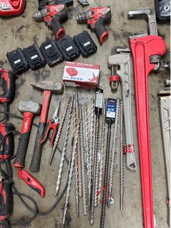 Milwaukee, etc. tools