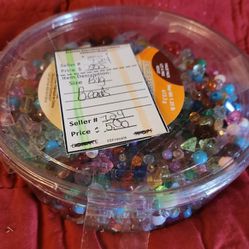 Beads In A Container