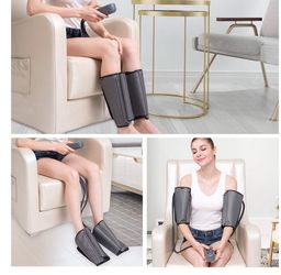Air Compression Leg Massager for Circulation & Pain Relief, Calf Massagers with 2 Modes & 3 Intensities, Sequential Compression Device (SCD) f