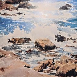 Roger folk fine art beach poster Size Art Print 