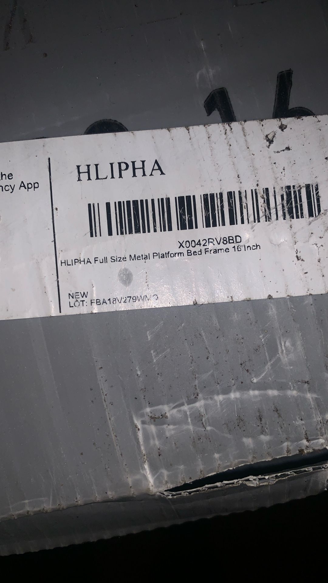 HLIPHA Full Size Metal Platform Bed Frame