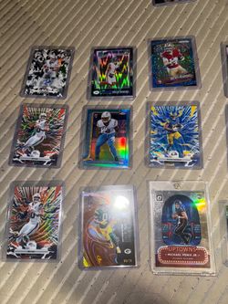 Football, basketball, and UFC cards for sale