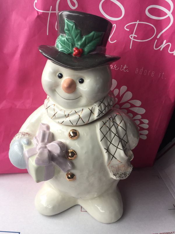 Lenox Snowman cookie jar c.2000 for Sale in Tacoma, WA - OfferUp